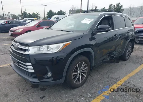2017 Toyota Highlander Xle из США, поврежденный, VIN 5TDJZRFH8HS434803